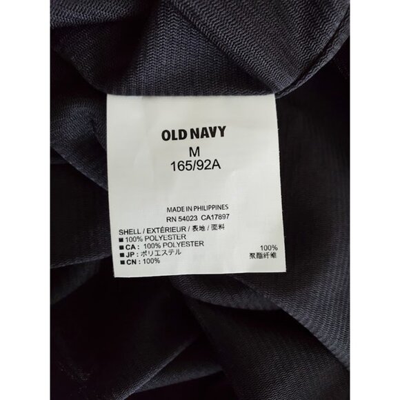 Old Navy Flowy Black & White Sleeveless V-Neck Maxi Dress w Elastic Waist Size M - Picture 10 of 10